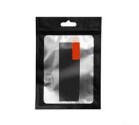 Gdfnmogo Nastro protettivo per pickleball, 750 mm, per pagaie spesse 14 mm, compatibile con racchette da pickleball trasparente, nero, rosa, verde, giallo, arancione (nero)