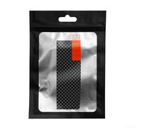 Gdfnmogo Nastro protettivo per pickleball, 750 mm, per pagaie spesse 14 mm, compatibile con racchette da pickleball trasparente, nero, rosa, verde, giallo, arancione (fibra di carbonio nero)