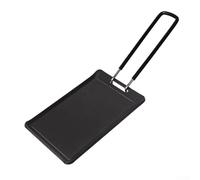 Gdfnmogo Padella quadrata antiaderente da campeggio, piastra in ferro per barbecue, escursionismo, picnic e cucina all'aperto, compatta e leggera