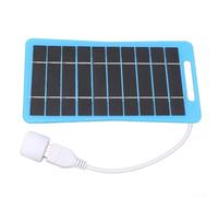 Gdfnmogo Pannello solare 5W 5V per telecamera di sicurezza,Pannello solare USB per fotocamera a batteria ricaricabile esterna DC 5V per escursionismo,Campeggio