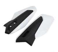 Gdfnmogo Paramani elettrici in plastica PP per moto da cross off road deflettori per manubrio per api luce Surron api bianco nero coppia