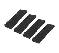 Gdfnmogo Paraurti angolare per garage, 4 pezzi, in gomma espansa, 30 x 10 x 2 cm, impermeabile, resistente all'usura, resistente all'olio, resistente al calore