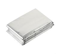 Gdfnmogo Pellicola riflettente Mylar argento in poliestere per serra o tenda da coltivazione, riflessione della luce, miglioramento della crescita delle piante, ritenzione del calore, coperta e (160
