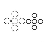 Gdfnmogo per anelli di fissaggio a bussola a impatto 3/4 con set di anelli compatibili con metallo pneumatico per avvitatori a percussione 3/8 1/2 serraggio 1 pollice chiave pneumatica a lunga durata