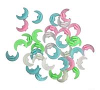 Gdfnmogo Perline luminose per raggi di bicicletta, per bambini, si illuminano al buio, decorazioni per ruote di bici, luci colorate in plastica, per la sicurezza notturna, confezione da 36 (d)