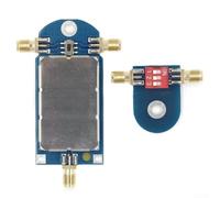 Gdfnmogo Piccola scheda antenna per scheda, antenna magnetica attiva a banda larga 50kHz-500MHz con interruttori regolabili e schermatura del campo elettrico, PCB blu