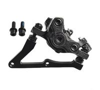 Gdfnmogo Pinza freno a disco meccanica in acciaio da 140 mm per scooter elettrico, per bicicletta, pieghevole per bici e sport all'aria aperta, compatibile con avanti o (140 mm nero)