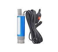 Gdfnmogo Pompa sommergibile di trasferimento dell'acqua da 38 mm, per campeggio, pesca, 12 V/24 V, 30 l/min, pompa elettrica diesel, con cavo da 5 m, alloggiamento in acciaio inox (24 V)