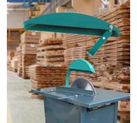 Gdfnmogo Protezione antipolvere professionale per sega da tavolo, con scudo di sicurezza, struttura in ferro di lunga durata, riduzione del rumore per taglio della lavorazione del legno, compatibile