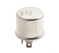 Gdfnmogo Relè lampeggiante a LED a 2 pin per indicatori di direzione automobilistici e illuminazione di pericolo, nessun Hyper-Flash, compatibile EF32, DC 12V, corrente massima 20A, installazione