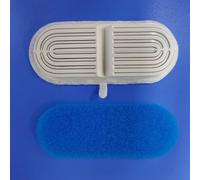 Gdfnmogo Ricambio per fontana per gatti FT888 con carbone attivo, confezione da 10 elementi filtranti in spugna e tessuto non tessuto per animali domestici W (FT888 - Filtro ABS)