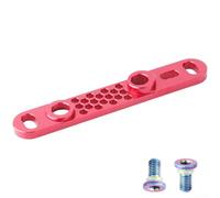 Gdfnmogo Road For Bike - Adattatore piatto per freno a disco anteriore, montaggio a pinza da 140 mm a 160 mm, conversione per Campagnolo, lega di alluminio 7075, colore: rosso