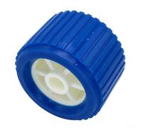 Gdfnmogo Rulli oscillanti a coste per rimorchio, 108 x 75 x 19 mm, in plastica PP + EVA, blu, per rimorchi per canoa, yacht, protezione di carico