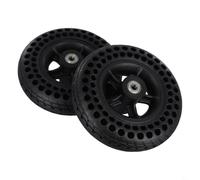 Gdfnmogo Ruota solida da 7 pollici 7 x 1 3/4 con pneumatico 7x2 per sedia a rotelle, mozzo in gomma da 172 x 44 mm, battistrada antiscivolo, cuscinetto di carico resistente, EAS