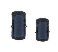 Gdfnmogo Sacca a compressione in silnylon Ripstop 40D, ultraleggero, per esterni, con cinghie regolabili e tasca con coperchio con cerniera, per sacco a pelo (S)