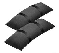 Gdfnmogo Sacchi di sabbia riempibili per esterni, resistenti alle intemperie, per ombrellone, patio, mobili da giardino, trampolino, con doppia apertura in tela 600D