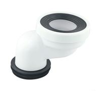 Gdfnmogo Scarico della guarnizione della toilette,Set di connessione WC,Connessione dell'ugello del collegamento del WC,Ugello di collegamento dello scarico eccentrico diritto dell'ugello del tubo del