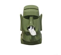 Gdfnmogo Scatola porta fazzoletti artistica con faccia in pietra, per decorazione domestica, elegante dispenser di tovaglioli in bianco/verde/nero, adatta per soggiorno, camera da letto, studio (verde