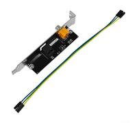 Gdfnmogo Scheda di uscita audio digitale per schede madri con interfaccia coassiale ottica SPDIF compatibile con AC3 per DTS che fornisce segnale audio a 24 bit 192 kHz