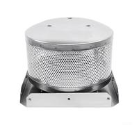 Gdfnmogo Schermo emettitore e base a piramide su 4 lati, parti riscaldanti in acciaio inox, rete riscaldante per patio, tubo in vetro (10 cm)