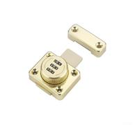 Gdfnmogo Serratura a combinazione senza chiave in lega di zinco con password a 3 cifre, chiusura a doppio senso per cassetti, armadi e porte di capannoni, per una facile installazione per la sicurezza