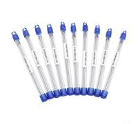 Gdfnmogo Set di 10 frese rotanti in carburo massiccio, con gambo da 3 mm, testa da 6 mm, lunghezza 100 mm, punte per fresa a taglio singolo e doppio per sbavare metallo, legno, pietra, vetro (doppio