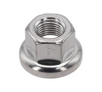 Gdfnmogo Set di 2 dadi per asse M9 M10 3 over 8 per mozzo della bici Plus cambio fisso, finitura argento scuro (2 pezzi da 3 a 8)