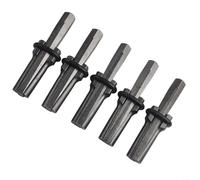 Gdfnmogo - Set di 5 cunei per spaccare pietra, 18 mm, per cemento, roccia, granito, marmo, basalto, azionamento manuale, compatibile con martello