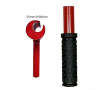 Gdfnmogo Set di chiavi combinate per la regolazione dello spazio della cerniera da 23 mm e 25 mm, in metallo resistente, per la riparazione di porte e armadi, kit da 5 pezzi con manico ergonomico (25