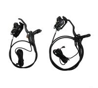 Gdfnmogo Set di freni a disco idraulici per E-For Bike, freni idraulici elettrici per bici con pinze in lega di alluminio, compatibile con rotori da 140/160/180 mm, (anteriore + posteriore)