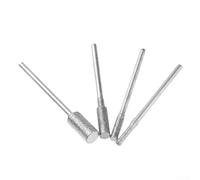 Gdfnmogo Set di mole da taglio smeriglio, punta cilindrica per materiali duri, punta rotante con gambo da 2,35 mm, per lucidatura di ceramica, vetro, pietra