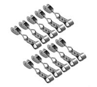 Gdfnmogo Set di puleggia e morsetto in acciaio inossidabile 304 resistente per l'installazione di vele ombreggianti, adatto a tubi da 15-25 mm, compatibile con funi metalliche sotto i 4 mm, resistente