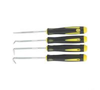 Gdfnmogo Set di strumenti per la rimozione delle guarnizioni ad anello per la manutenzione di biciclette e automobili, estrattore per paraolio con punta dritta, gancio completo, gancio ad angolo