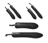 Gdfnmogo Set parafango anteriore e posteriore per mountain bike da 26/27,5/29 pollici, in plastica PP e nylon con strumento- installazione, parafanghi da ciclismo per