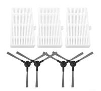 Gdfnmogo Set spazzola laterale e filtro di ricambio per robot aspirapolvere Cecotec Conga 999 e X-Treme, 4 spazzole + 5 filtri, compatibile con C (A)