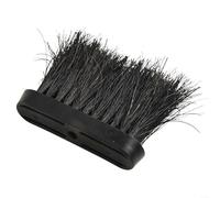 Gdfnmogo Spazzola per camino con manico in legno, testa rotonda in palma di cocco, accessorio per la pulizia del camino per una manutenzione efficiente del focolare a casa