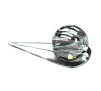 Gdfnmogo Stecca da biliardo in acrilico trasparente per snooker e biliardo, strumento di pratica con doppio foro interno guide per migliorare la precisione di mira (foro da 18 mm)