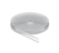 Gdfnmogo Striscia di guarnizione per porte lunghe 200 cm, materiale TPE per un efficace isolamento acustico e blocco del flusso d'aria, per porte di tutte le dimensioni (trasparente)