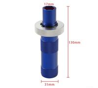 Gdfnmogo Strumento di regolazione ammortizzatore posteriore per motocross, 14 mm, 17 mm, per la maggior parte delle moto, chiave in metallo per regolazione ammortizzatore posteriore (17 mm)