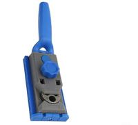 Gdfnmogo Strumento per fori tascabili per lavorazione del legno, strumento localizzatore per trapano con scala di profondità, nucleo in acciaio temprato per ridurre la deviazione della punta