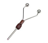 Gdfnmogo Strumento per legare nodi da pesca a mosca in acciaio inox con punta in ceramica per una gestione liscia, porta bobina e frusta per (stile A)