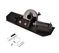 Gdfnmogo Strumento per smussare piastrelle, smussatura a 45 gradi, staffa in metallo per smerigliatrice angolare, profondità di taglio regolabile, cuscinetti antiscivolo, controllo schizzi e polvere