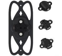 Gdfnmogo Supporto in silicone per telefono da bici per Garmin e manubrio con staffa per bicicletta senza vibrazioni, per telefono da 4 a 7 pollici, montaggio verticale orizzontale, installazione