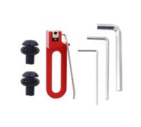 Gdfnmogo Supporto magnetico per archi ricurvi e competitivi, design posteriore regolabile in lega di alluminio con ago in acciaio e controllo dell'altezza e (rosso)