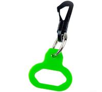 Gdfnmogo Supporto per regolatore ARA in silicone per il secondo stadio con portachiavi a sgancio rapido per tubo di sicurezza per orologio subacqueo rosso rosa giallo verde ()