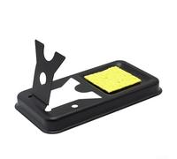 Gdfnmogo Supporto per saldatore elettrico con spugna per la pulizia dei metalli, accessori per saldatura, compatibile con vari saldatori, 12 x 6,5 mm, nero