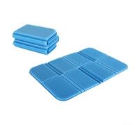 Gdfnmogo Tappetino pieghevole in schiuma XPE, per campeggio, escursionismo e uso all'aperto, impermeabile, isolamento termico, portatile, compatibile con zaino in spalla (blu)