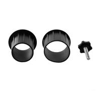 Gdfnmogo Tappo di ricambio per palo ombrellone da giardino, inserti in plastica da 38 mm e 48 mm, con pomello filettato M8 da 40 mm, stabile