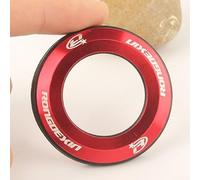 Gdfnmogo Tappo superiore per cuffia per mountain bike con CNC per costruzione in lega di alluminio, diametro interno 28,6 mm più spessore 4,9 mm compatibile (rosso)