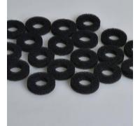 Gdfnmogo Thumbstick per anelli per deck per Xbox per Nintendo Self- Protezione vapore - 24 pezzi miglioratori di impugnatura in spugna con supporto interruttore (NERO BASSA ELASTICITÀ)